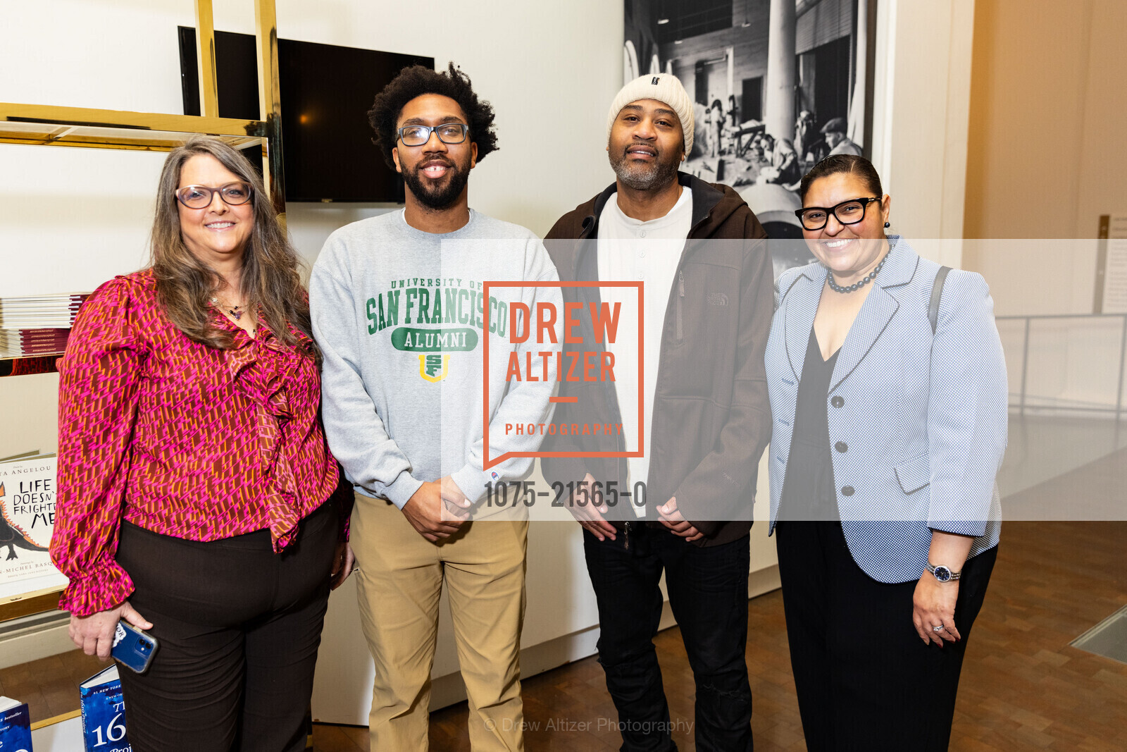 Cathy Mulkey-Meyer, Stephren Agler, Prell Gilton, Amelia Martinez-Bankhead, Black 2 San Francisco - HBCU Convening 2024, War Memorial Veterans Building - Wilsey Center | Taube Theater. 401 Van Ness Ave, SF, CA 94102 US, Photo #1075-21565-0 Cathy Mulkey-Meyer, Stephren Agler, Prell Gilton, Amelia Martinez-Bankhead, Photo #1075-21565-0