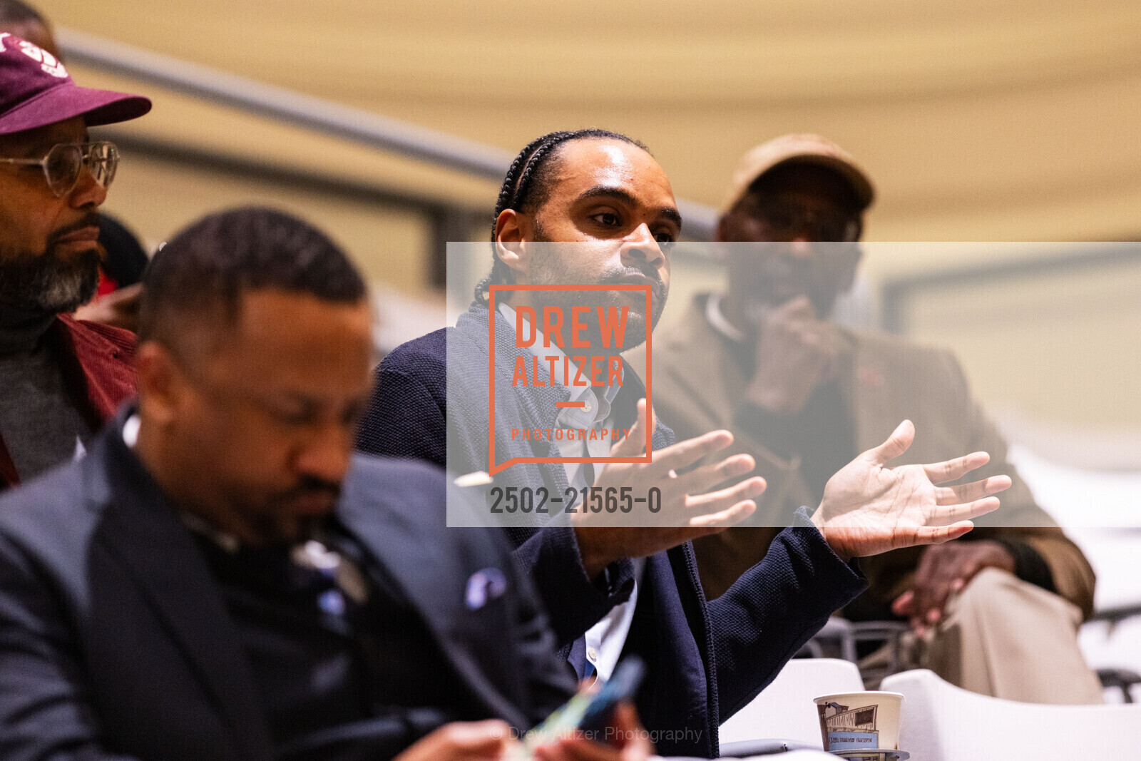 Ezra Ezzard, Black 2 San Francisco - HBCU Convening 2024, War Memorial Veterans Building - Wilsey Center | Taube Theater. 401 Van Ness Ave, SF, CA 94102 US, Photo #2502-21565-0 Ezra Ezzard, Photo #2502-21565-0