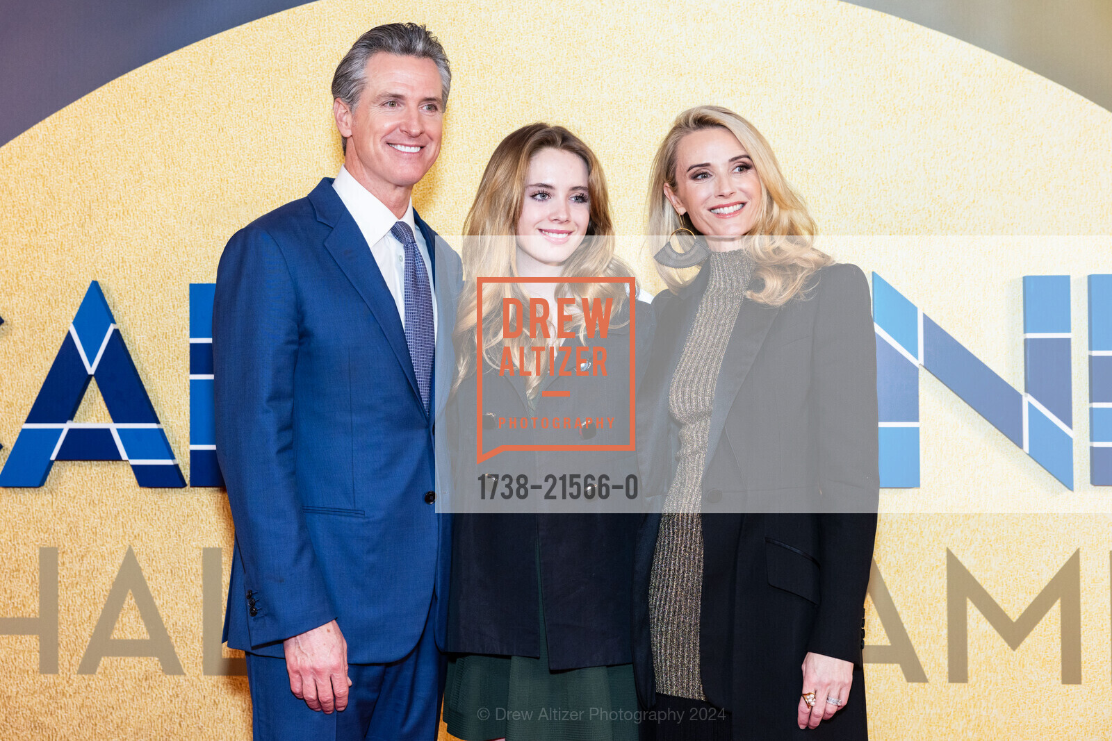 Gavin Newsom, Montana Newsom, Jennifer Siebel, 17th Annual California Hall Of Fame, California Museum. 1020 O St, Sacramento, CA 95814 US, February 6th, 2024, Photo #1738-21566-0 Gavin Newsom, Montana Newsom, Jennifer Siebel, Photo #1738-21566-0