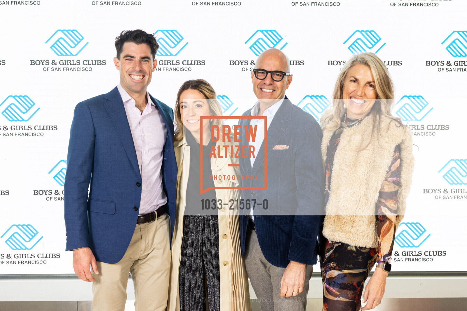 James Clifford, Gabrielle Clifford, Chris Clifford, Catherine Clifford, Boys and Girls Clubs of San Francisco "Youth Of The Year", Chase Center. 1 Warriors Way, SF, CA 94158 US, February 7th, 2024, Photo #1033-21567-0 James Clifford, Gabrielle Clifford, Chris Clifford, Catherine Clifford, Photo #1033-21567-0