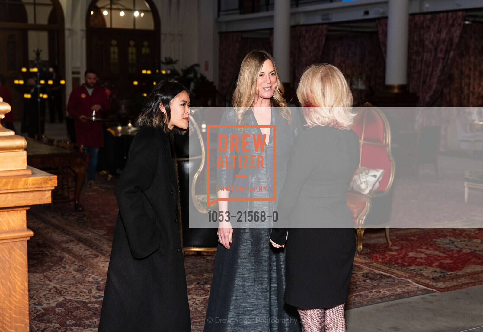 Sierra Nguyen, Lisa Dolby Chadwick, Pattie Lawton, San Francisco Arts Medallion, Saint Joseph's Arts Society. 1401 Howard St, SF, CA 94103 US, February 7th, 2024, Photo #1053-21568-0 Sierra Nguyen, Lisa Dolby Chadwick, Pattie Lawton, Photo #1053-21568-0
