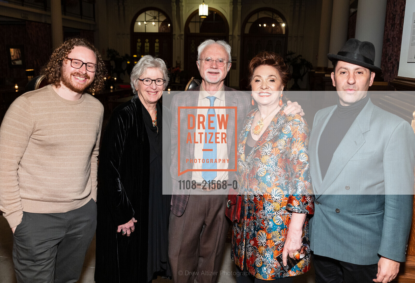 Dylan Mattingly, Deborah O'Grady, John Adams, Maria Manetti Shrem, Mauro Aprile Zanetti, San Francisco Arts Medallion, Saint Joseph's Arts Society. 1401 Howard St, SF, CA 94103 US, February 7th, 2024, Photo #1108-21568-0 Dylan Mattingly, Deborah O'Grady, John Adams, Maria Manetti Shrem, Mauro Aprile Zanetti, Photo #1108-21568-0