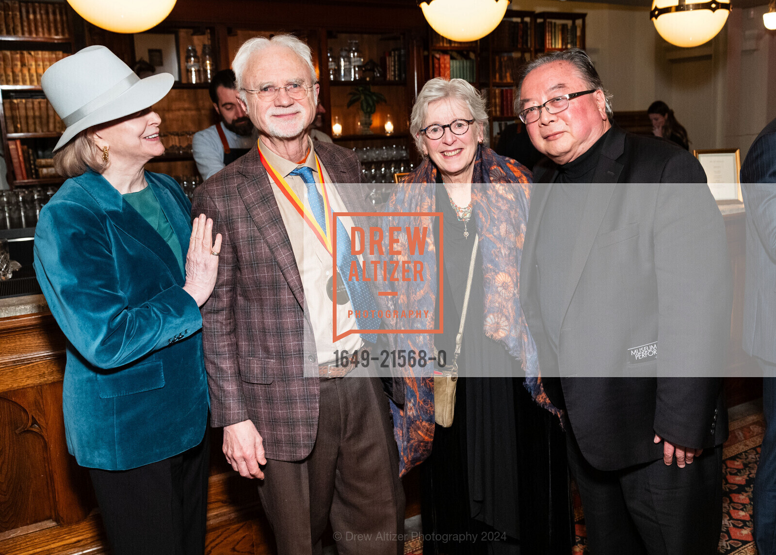 Shelby Gans, John Adams, Deborah O'Grady, Shinji Eshima, San Francisco Arts Medallion, Saint Joseph's Arts Society. 1401 Howard St, SF, CA 94103 US, February 7th, 2024, Photo #1649-21568-0 Shelby Gans, John Adams, Deborah O'Grady, Shinji Eshima, Photo #1649-21568-0