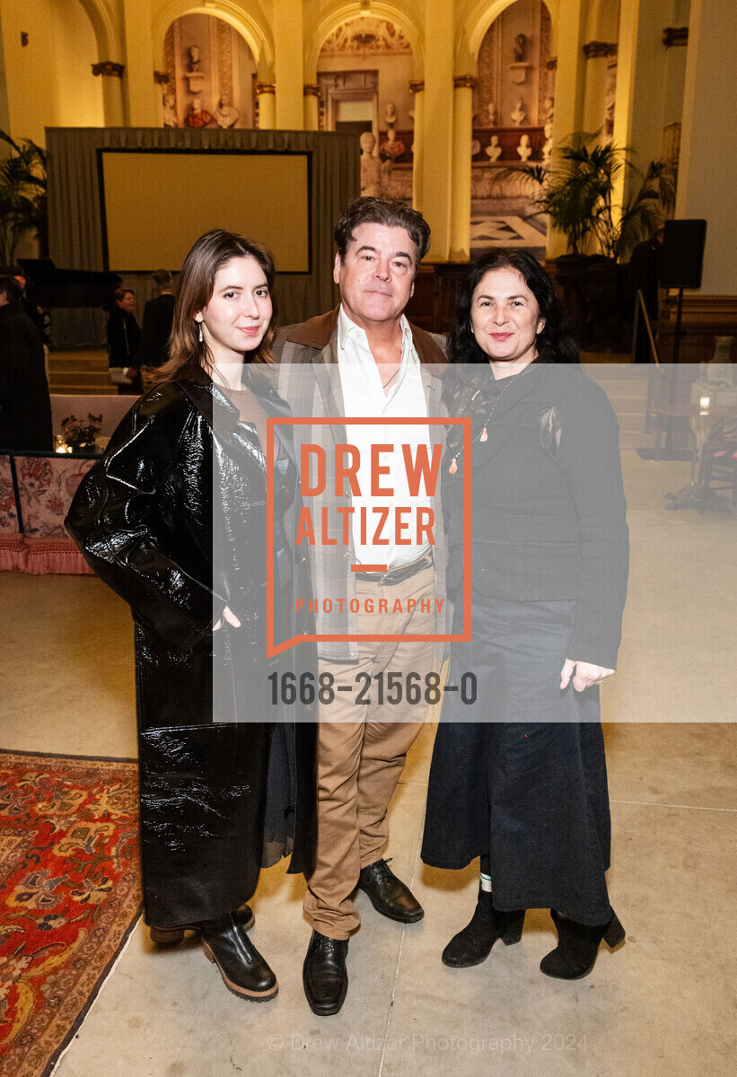 Davia Schendel, David Schendel, Florentina Mocanu-Schendel, San Francisco Arts Medallion, Saint Joseph's Arts Society. 1401 Howard St, SF, CA 94103 US, February 7th, 2024, Photo #1668-21568-0 Davia Schendel, David Schendel, Florentina Mocanu-Schendel, Photo #1668-21568-0