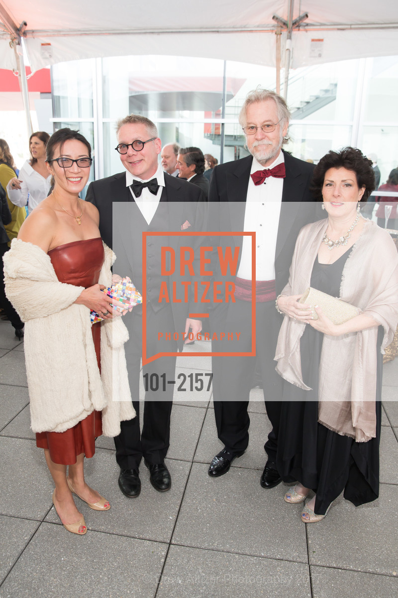 May Lee, Robert Pierce, Chris Molineaux, Susan Molineaux, Alonzo King Lines Ballet 2017 Spring Gala, Yerba Buena Center for the Arts Theater & Forum. 701 Mission Street, May 6th, 2017, Photo #101-2157 May Lee, Robert Pierce, Chris Molineaux, Susan Molineaux, Photo #101-2157