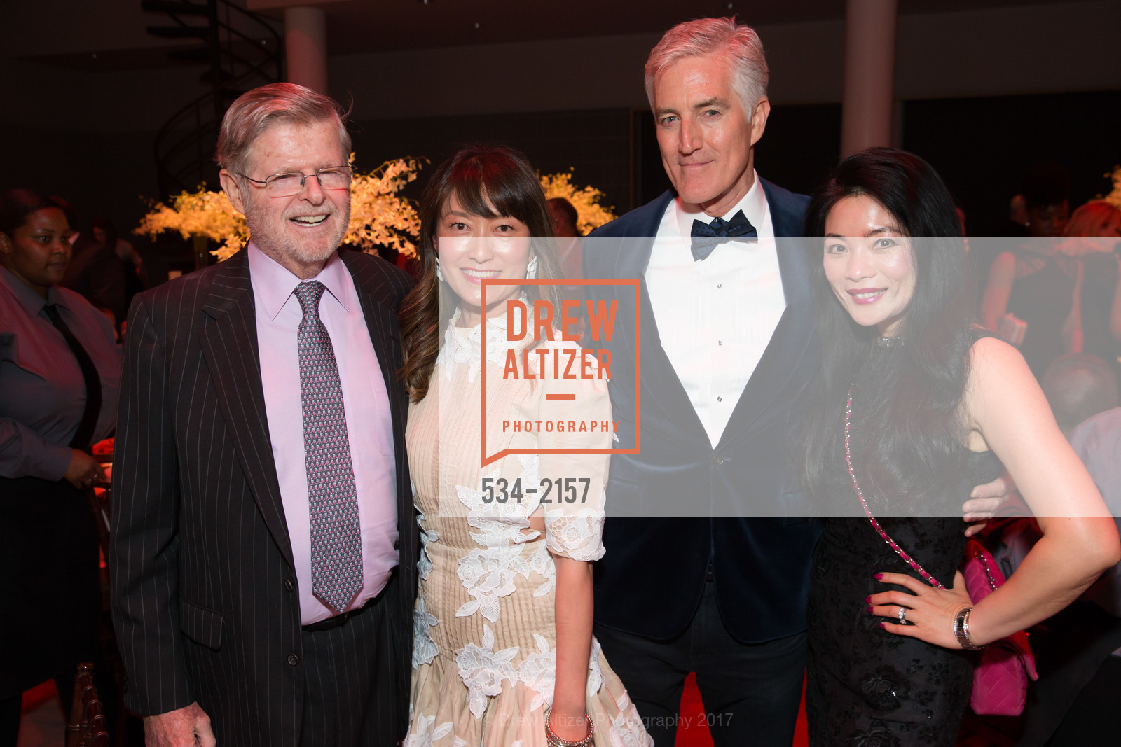 Richard Barker, Angela Shiu-Lewis, Valerie Lee, Chris Lewis, Alonzo King Lines Ballet 2017 Spring Gala, Yerba Buena Center for the Arts Theater & Forum. 701 Mission Street, May 6th, 2017, Photo #534-2157 Richard Barker, Angela Shiu-Lewis, Valerie Lee, Chris Lewis, Photo #534-2157