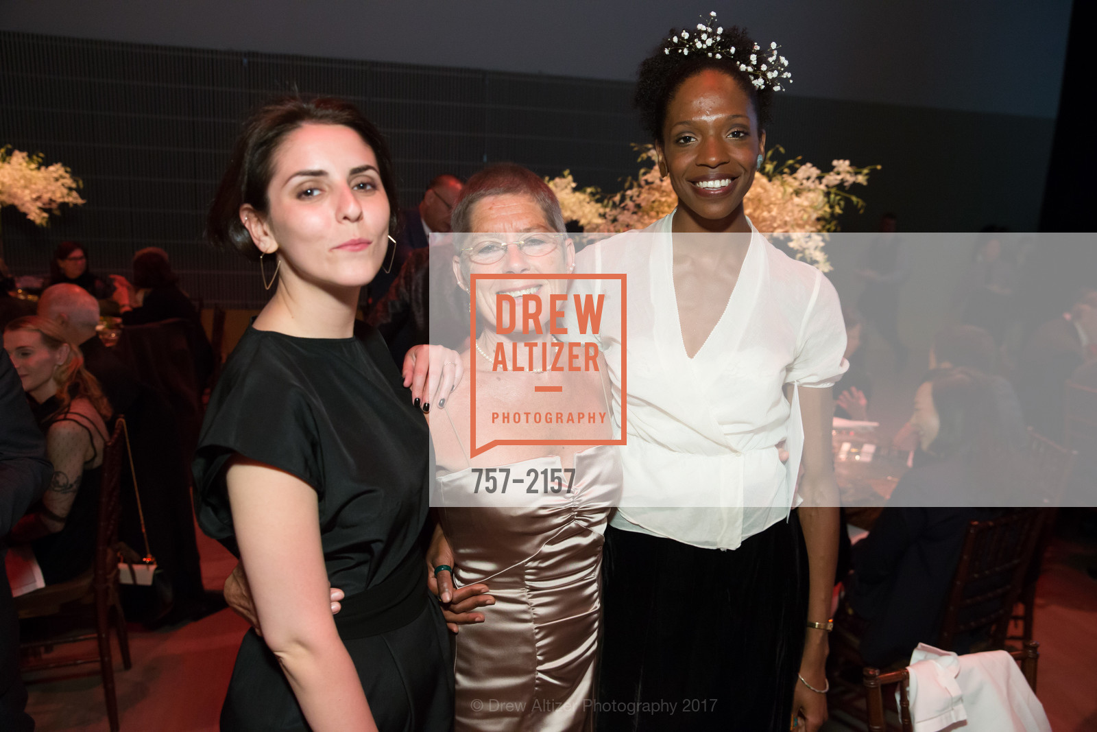 Nika Abdurahimova, Fredeke Goodyear, Courtney Henry, Alonzo King Lines Ballet 2017 Spring Gala, Yerba Buena Center for the Arts Theater & Forum. 701 Mission Street, May 6th, 2017, Photo #757-2157 Nika Abdurahimova, Fredeke Goodyear, Courtney Henry, Photo #757-2157