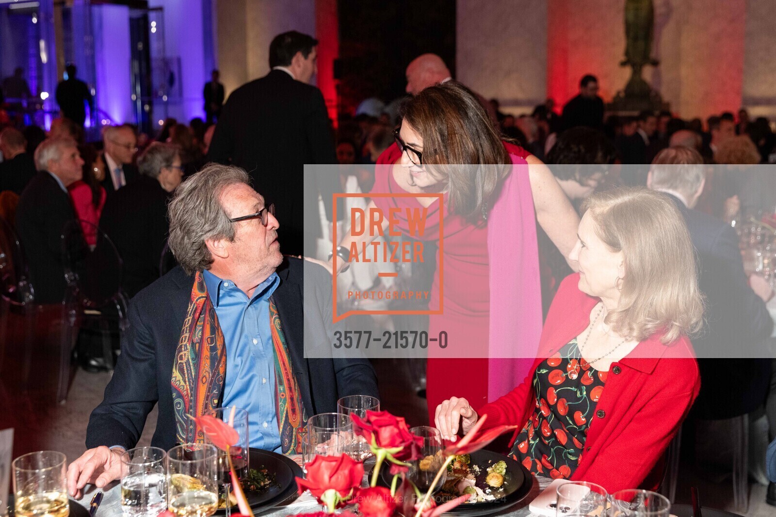 Doug Biederbeck, Pam Baer, Jennifer Biederbeck, Hearts in SF 20th Anniversary Gala, The Conservatory at One Sansome. One Sansome St, San Francisco, CA 94104, United States, February 8th, 2024, Photo #3577-21570-0 Doug Biederbeck, Pam Baer, Jennifer Biederbeck, Photo #3577-21570-0