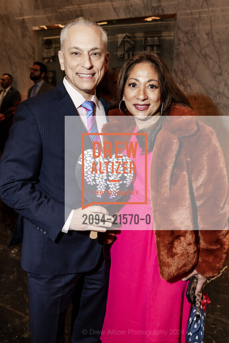 David Lazar, Julie Lazar, Hearts in SF 20th Anniversary Gala, The Conservatory at One Sansome. One Sansome St, San Francisco, CA 94104, United States, February 8th, 2024, Photo #2094-21570-0 David Lazar, Julie Lazar, Photo #2094-21570-0
