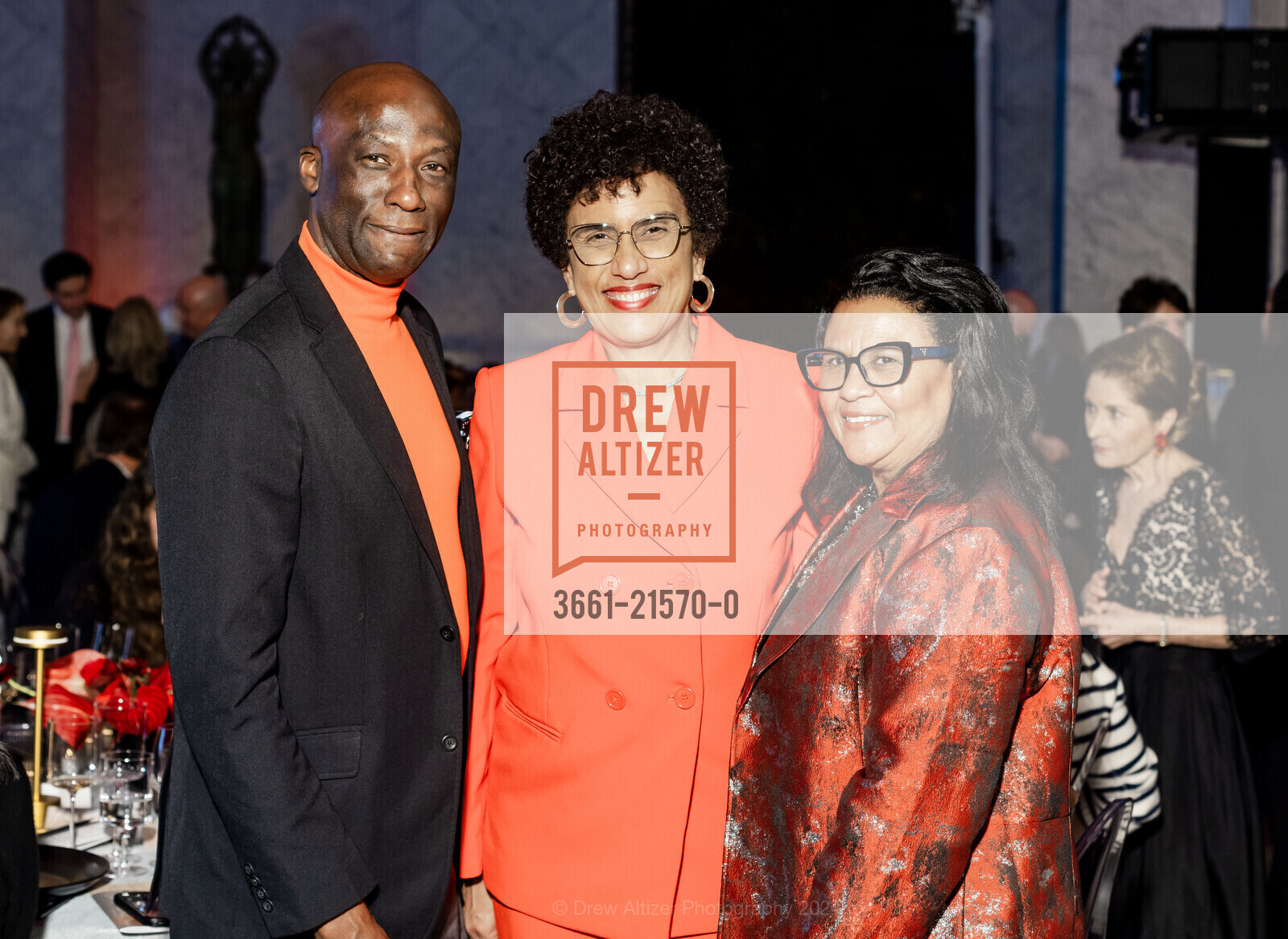 Patrick Domingo, Kirsten, Gillian Otway, Hearts in SF 20th Anniversary Gala, The Conservatory at One Sansome. One Sansome St, San Francisco, CA 94104, United States, February 8th, 2024, Photo #3661-21570-0 Patrick Domingo, Kirsten, Gillian Otway, Photo #3661-21570-0