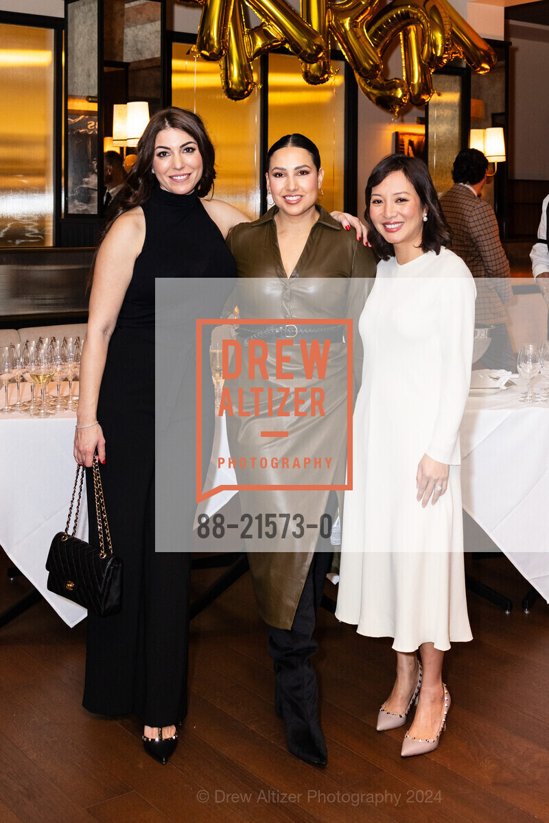 Amy Meiners, Daniella Vallurupalli, Sophia Waldman, Izzy's on The Peninsula Evening with PARCA, Izzy's on the Peninsula. 525 Skyway Rd, San Carlos, CA 94070 US, February 9th, 2024, Photo #88-21573-0 Amy Meiners, Daniella Vallurupalli, Sophia Waldman, Photo #88-21573-0
