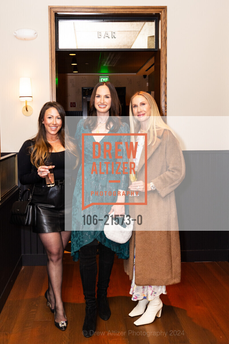 Carolyn Shmunis, Christina Nudell, Karen Simon, Izzy's on The Peninsula Evening with PARCA, Izzy's on the Peninsula. 525 Skyway Rd, San Carlos, CA 94070 US, February 9th, 2024, Photo #106-21573-0 Carolyn Shmunis, Christina Nudell, Karen Simon, Photo #106-21573-0
