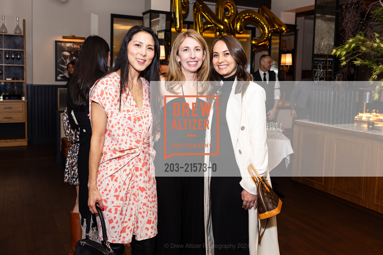 Vanessa Yang, Rachel Zubaty, Amanda Schneider, Izzy's on The Peninsula Evening with PARCA, Izzy's on the Peninsula. 525 Skyway Rd, San Carlos, CA 94070 US, February 9th, 2024, Photo #203-21573-0 Vanessa Yang, Rachel Zubaty, Amanda Schneider, Photo #203-21573-0