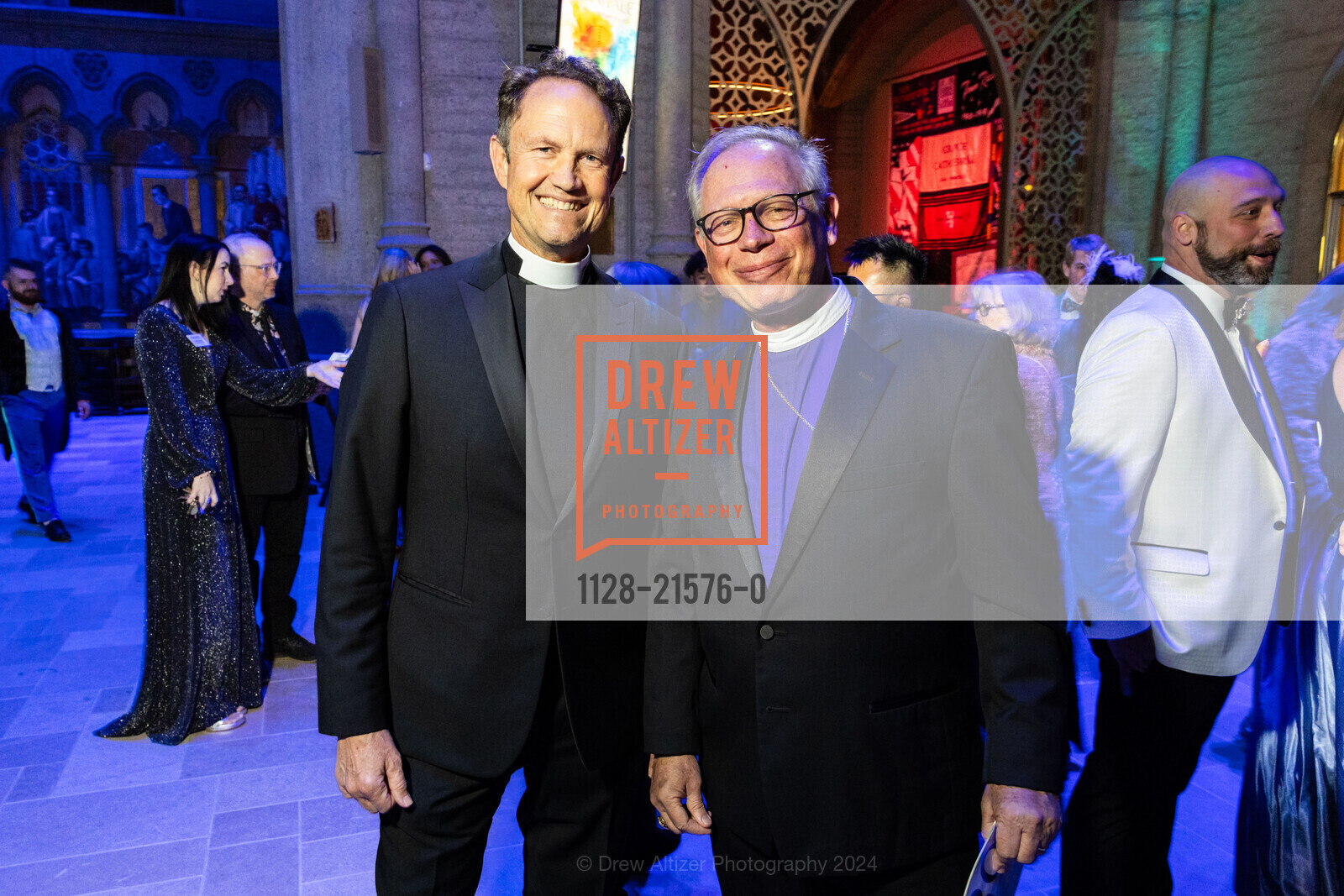 Malcolm Clemens Young, Marc Andrus, Grace Cathedral Carnivale, The Elements of Grace 2024, Grace Cathedral. 1100 California St, SF, CA 94108 US, February 13th, 2024, Photo #1128-21576-0 Malcolm Clemens Young, Marc Andrus, Photo #1128-21576-0