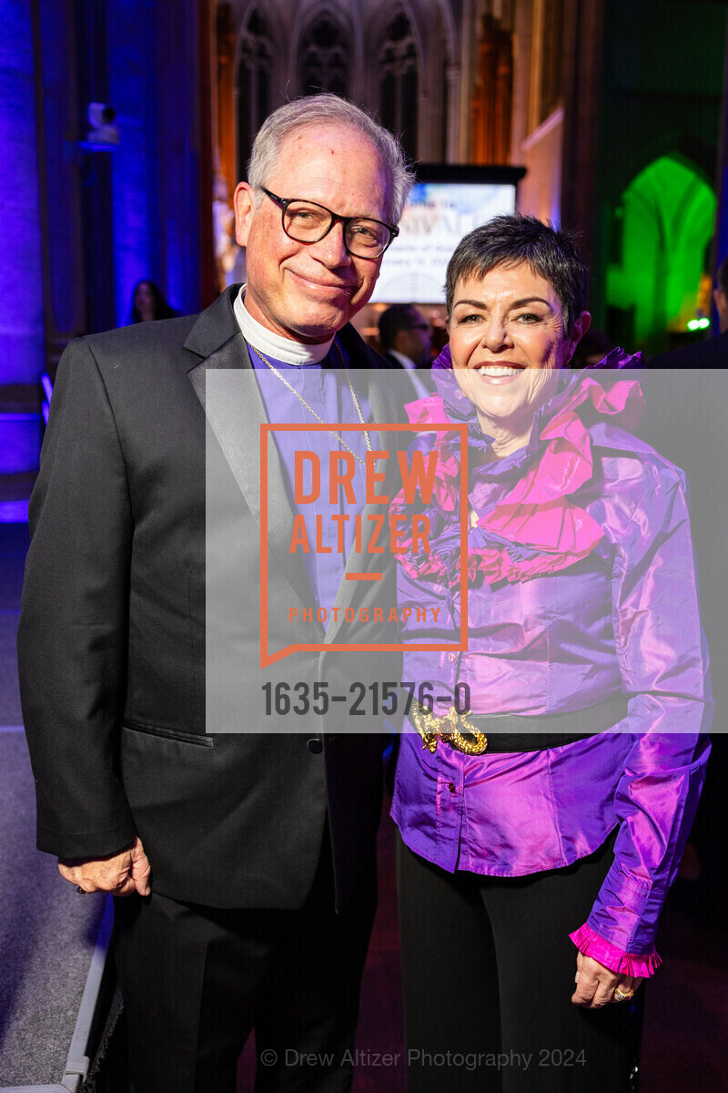 Marc Andrus, Valerie Crane Dorfman, Grace Cathedral Carnivale, The Elements of Grace 2024, Grace Cathedral. 1100 California St, SF, CA 94108 US, February 13th, 2024, Photo #1635-21576-0 Marc Andrus, Valerie Crane Dorfman, Photo #1635-21576-0