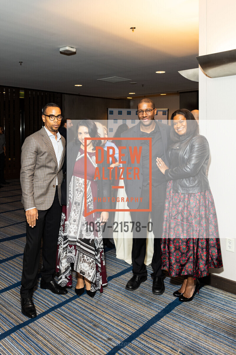 Corey Hill, Christin Hill, Clifton Barnes, Suzette Barnes, LCCR’s 37th Annual Dr. Martin Luther King Jr. Awards 2024, Hyatt Regency San Francisco. 5 Embarcadero Ctr, SF, CA 94111 US, February 15th, 2024, Photo #1037-21578-0 Corey Hill, Christin Hill, Clifton Barnes, Suzette Barnes, Photo #1037-21578-0