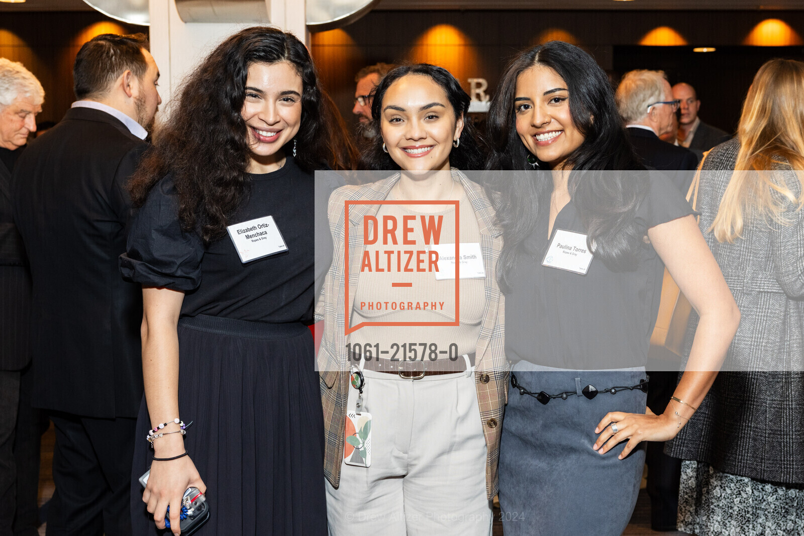Elizabeth Ortiz-Menchaca, Alexandra Smith, Paulina Torres, LCCR’s 37th Annual Dr. Martin Luther King Jr. Awards 2024, Hyatt Regency San Francisco. 5 Embarcadero Ctr, SF, CA 94111 US, February 15th, 2024, Photo #1061-21578-0 Elizabeth Ortiz-Menchaca, Alexandra Smith, Paulina Torres, Photo #1061-21578-0