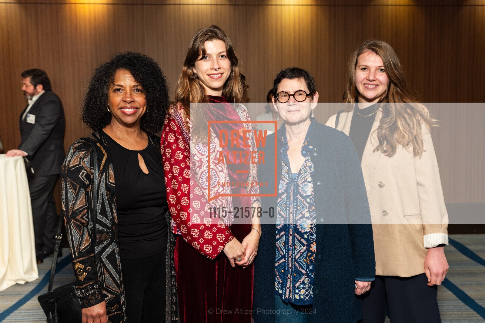 Vida Thomas, Bekah Stroik, Amy Oppenheimer, Madeline Buitelaar, LCCR’s 37th Annual Dr. Martin Luther King Jr. Awards 2024, Hyatt Regency San Francisco. 5 Embarcadero Ctr, SF, CA 94111 US, February 15th, 2024, Photo #1115-21578-0 Vida Thomas, Bekah Stroik, Amy Oppenheimer, Madeline Buitelaar, Photo #1115-21578-0