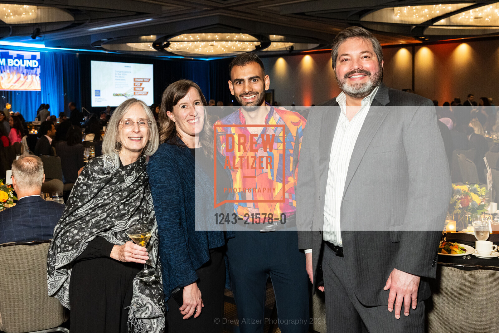 Cynthia Rice, Elisa Della-Piana, Zal Shroff, Jaime Pensabene, LCCR’s 37th Annual Dr. Martin Luther King Jr. Awards 2024, Hyatt Regency San Francisco. 5 Embarcadero Ctr, SF, CA 94111 US, February 15th, 2024, Photo #1243-21578-0 Cynthia Rice, Elisa Della-Piana, Zal Shroff, Jaime Pensabene, Photo #1243-21578-0