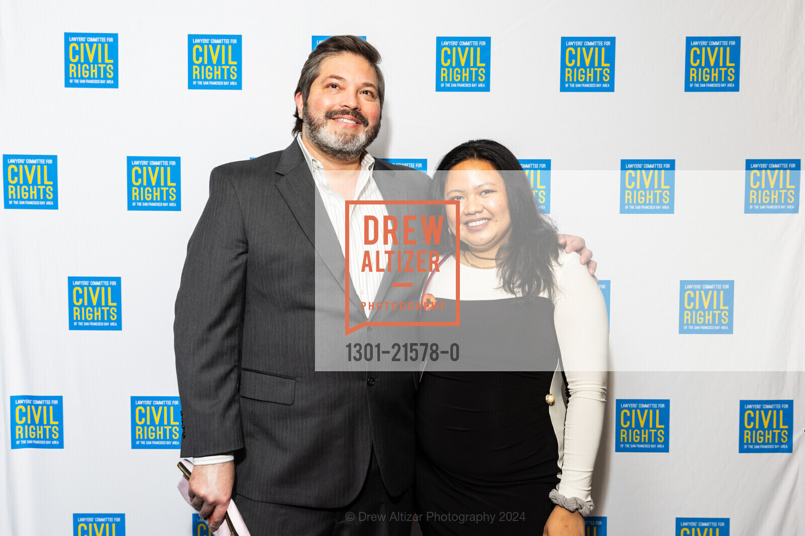 Jaime Pensabene, Charlene Valentin, LCCR’s 37th Annual Dr. Martin Luther King Jr. Awards 2024, Hyatt Regency San Francisco. 5 Embarcadero Ctr, SF, CA 94111 US, February 15th, 2024, Photo #1301-21578-0 Jaime Pensabene, Charlene Valentin, Photo #1301-21578-0