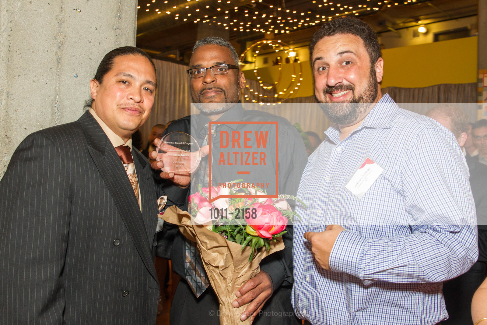 Joey Cordero, Derrick Littles, Matthew Fishleder, 2017 Our House Gala, Homeless Prenatal Program. 2500 18th Street, May 6th, 2017, Photo #1011-2158 Joey Cordero, Derrick Littles, Matthew Fishleder, Photo #1011-2158