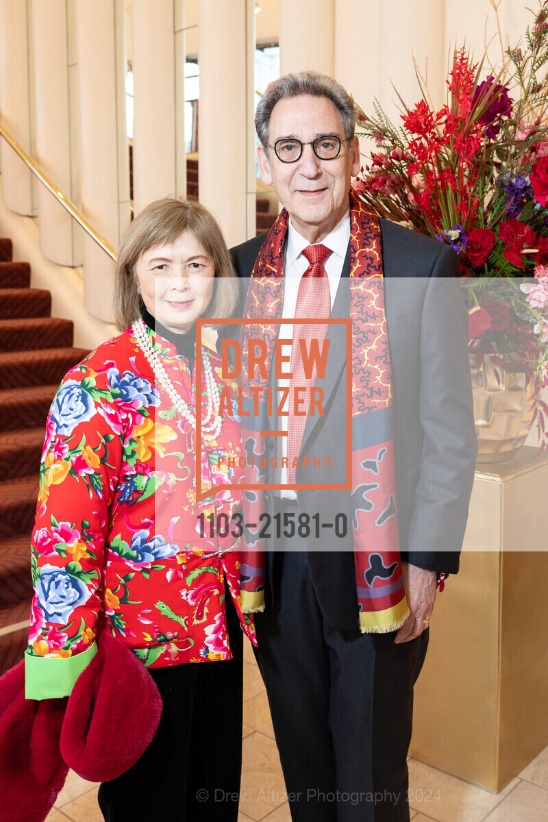 Claudine Cheng, Fred Levin, San Francisco Symphony Celebrates Lunar New Year: Year of the Dragon, San Francisco Symphony. 201 Van Ness Ave, SF, CA 94102 US, February 17th, 2024, Photo #1103-21581-0 Claudine Cheng, Fred Levin, Photo #1103-21581-0