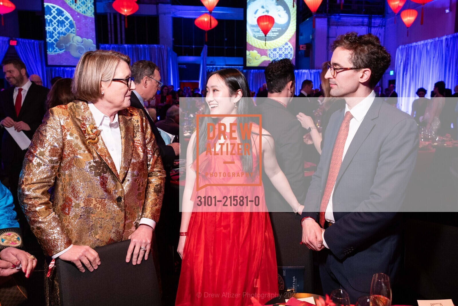 Priscilla Geeslin, Victoria Chen, Caleb McArthur, San Francisco Symphony Celebrates Lunar New Year: Year of the Dragon, San Francisco Symphony. 201 Van Ness Ave, SF, CA 94102 US, February 17th, 2024, Photo #3101-21581-0 Priscilla Geeslin, Victoria Chen, Caleb McArthur, Photo #3101-21581-0
