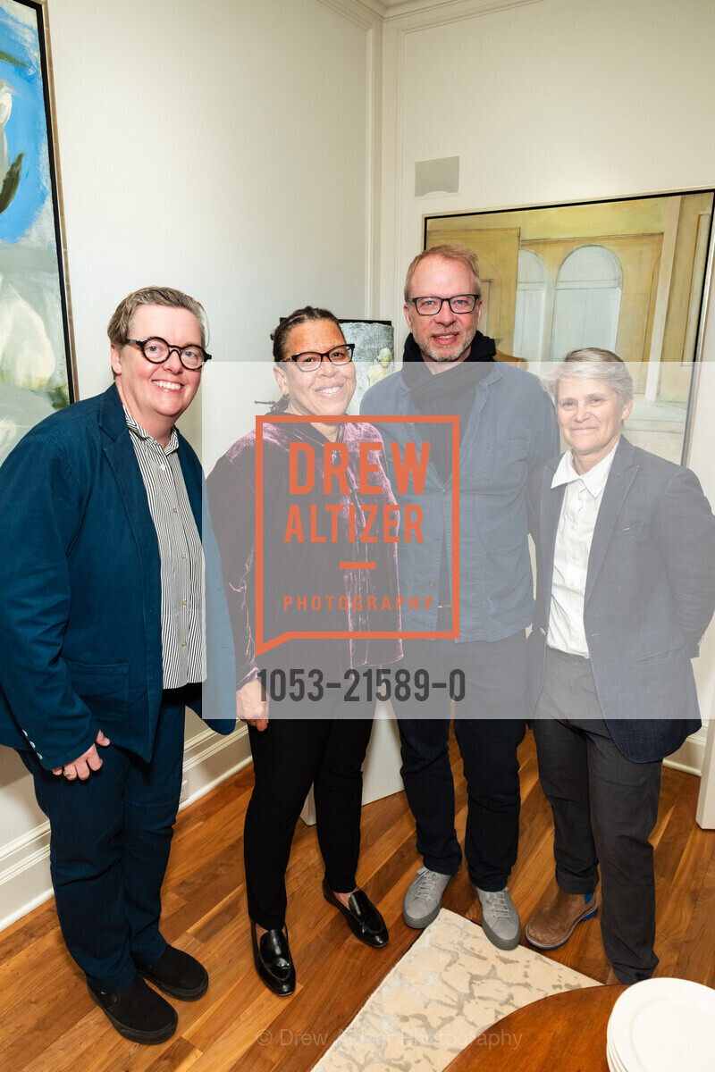 Sunny Smith, Jacqueline Francis, Keith Krumwiede, Mara Hancock, California College of the Art's 2024 Gala Pre-Party, Private Residence, Photo #1053-21589-0 Sunny Smith, Jacqueline Francis, Keith Krumwiede, Mara Hancock, Photo #1053-21589-0