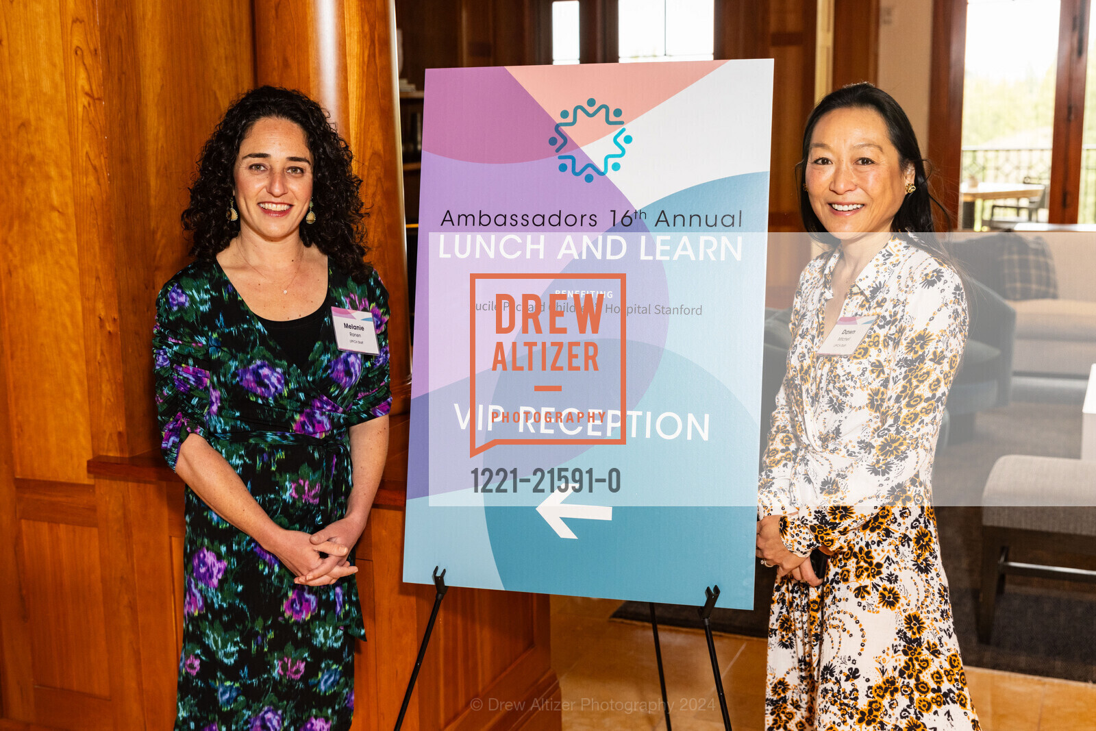 Melanie Ranen, Dawn Mitchell, Lucile Packard Foundation Lunch and Learn, Sharon Heights Golf and Country Club. 2900 Sand Hill Rd, Menlo Park, CA 94025 US, February 29th, 2024, Photo #1221-21591-0 Melanie Ranen, Dawn Mitchell, Photo #1221-21591-0