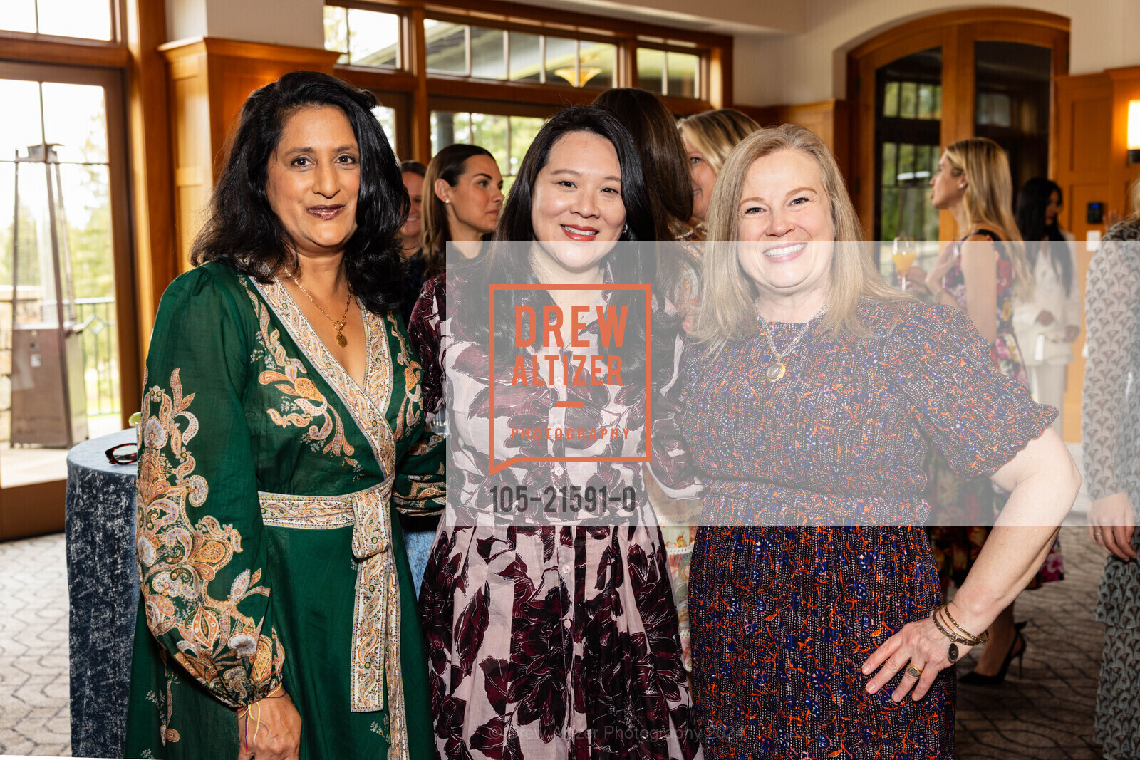 Shruti DeSilva, Annette Chan, Cynthia Brandt, Lucile Packard Foundation Lunch and Learn, Sharon Heights Golf and Country Club. 2900 Sand Hill Rd, Menlo Park, CA 94025 US, February 29th, 2024, Photo #105-21591-0 Shruti DeSilva, Annette Chan, Cynthia Brandt, Photo #105-21591-0