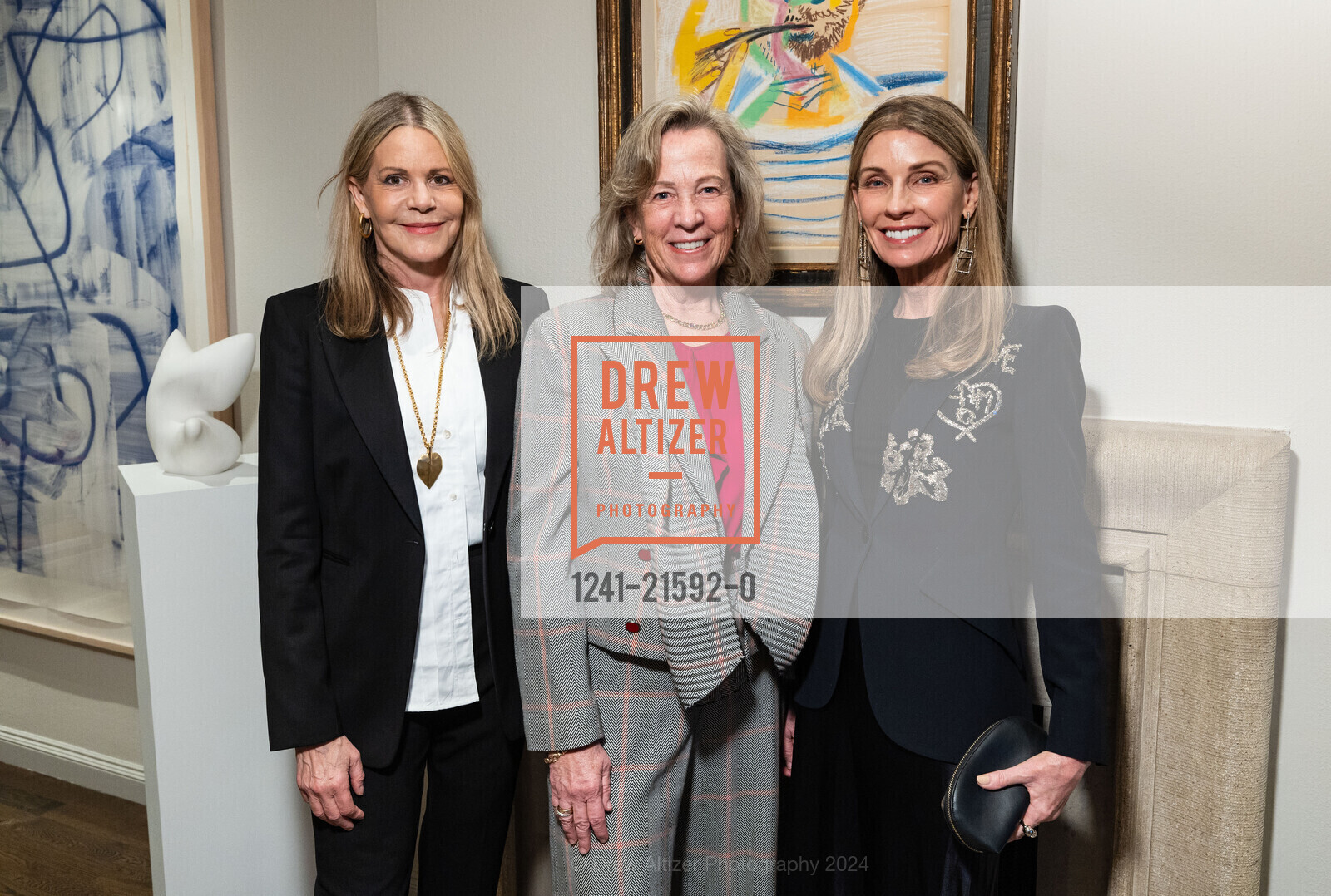 Mary Beth Shimmon, Lynn Poole, Lisa Zanze, Leap Year Art Party hosted by Seth and The deYoung, Private Residence, February 29th, 2024, Photo #1241-21592-0 Mary Beth Shimmon, Lynn Poole, Lisa Zanze, Photo #1241-21592-0
