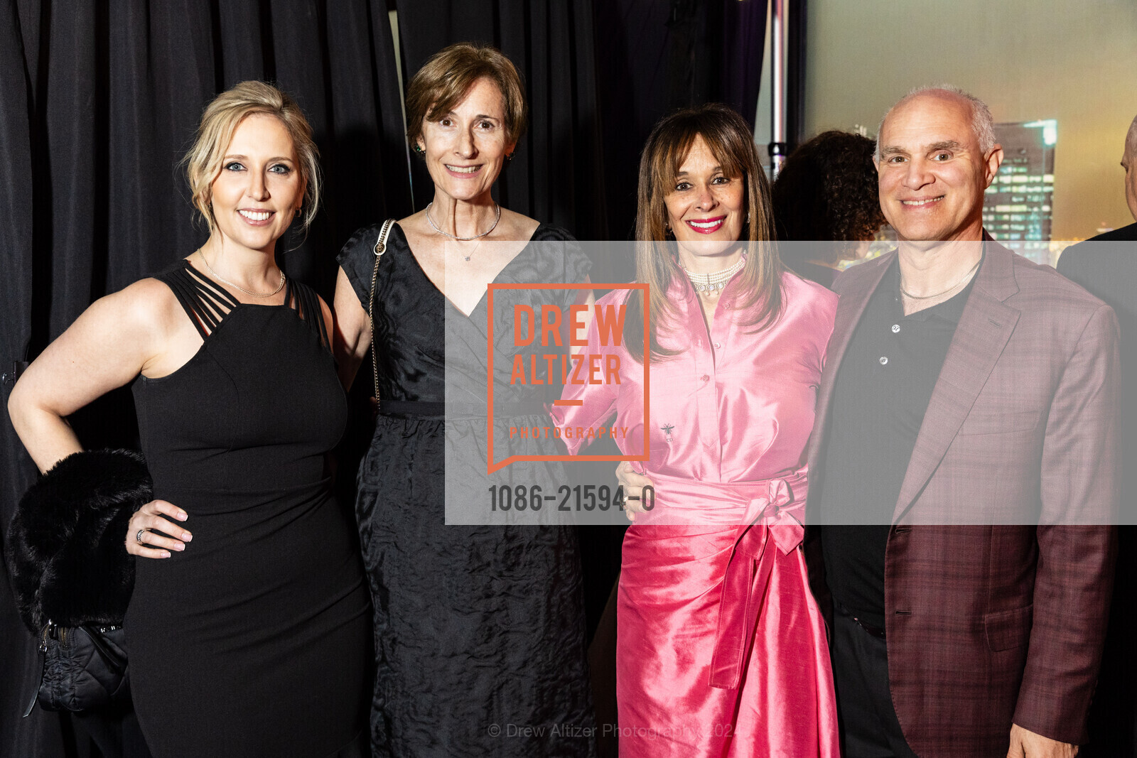 Lian Ophir, Diane Riccio, Lola Perkins, Drew Perkins, The Alzheimer's Association Presents A Bright Night Gala, The GlassHouse SJ. 84 W Santa Clara St, San Jose, CA 95113 US, March 2nd, 2024, Photo #1086-21594-0 Lian Ophir, Diane Riccio, Lola Perkins, Drew Perkins, Photo #1086-21594-0