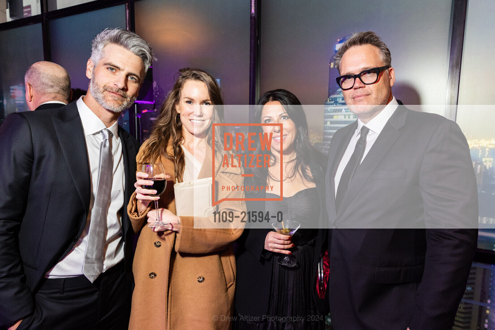 Alan Powell, Bryce Powell, Liz Yuja, Steve Barnett, The Alzheimer's Association Presents A Bright Night Gala, The GlassHouse SJ. 84 W Santa Clara St, San Jose, CA 95113 US, March 2nd, 2024, Photo #1109-21594-0 Alan Powell, Bryce Powell, Liz Yuja, Steve Barnett, Photo #1109-21594-0