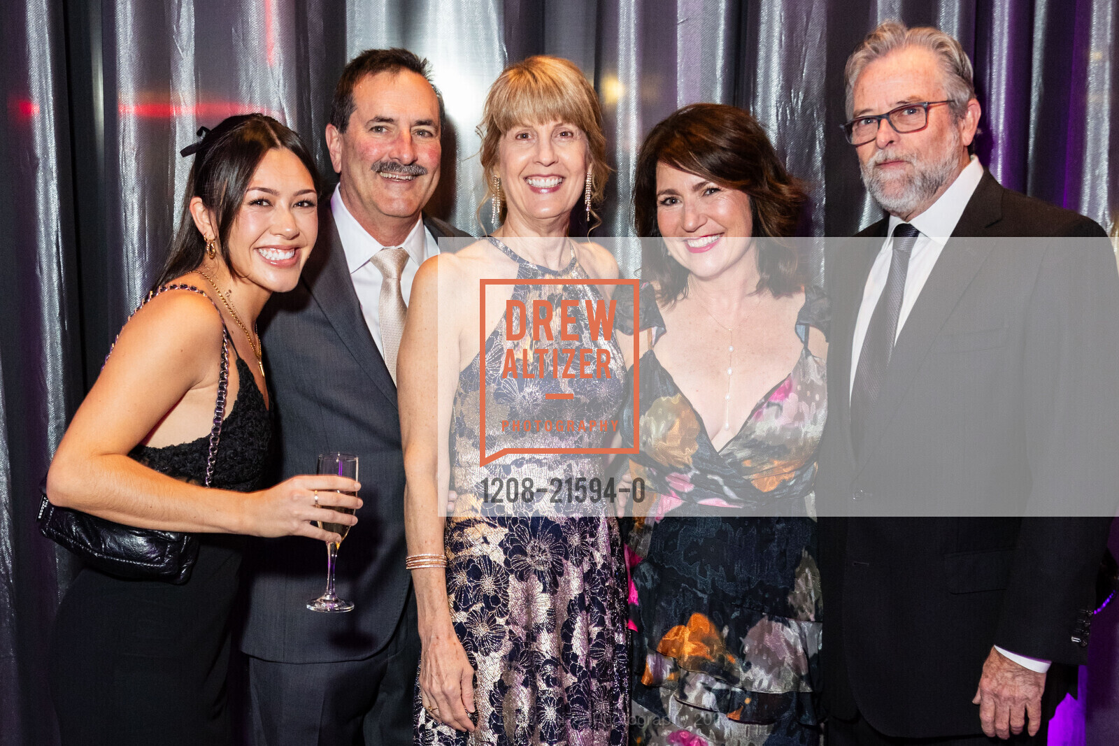 Annalise Inamine, Walter Perez, Marcia Tennyson, Julie Raney, Glenn Peterson, The Alzheimer's Association Presents A Bright Night Gala, The GlassHouse SJ. 84 W Santa Clara St, San Jose, CA 95113 US, March 2nd, 2024, Photo #1208-21594-0 Annalise Inamine, Walter Perez, Marcia Tennyson, Julie Raney, Glenn Peterson, Photo #1208-21594-0