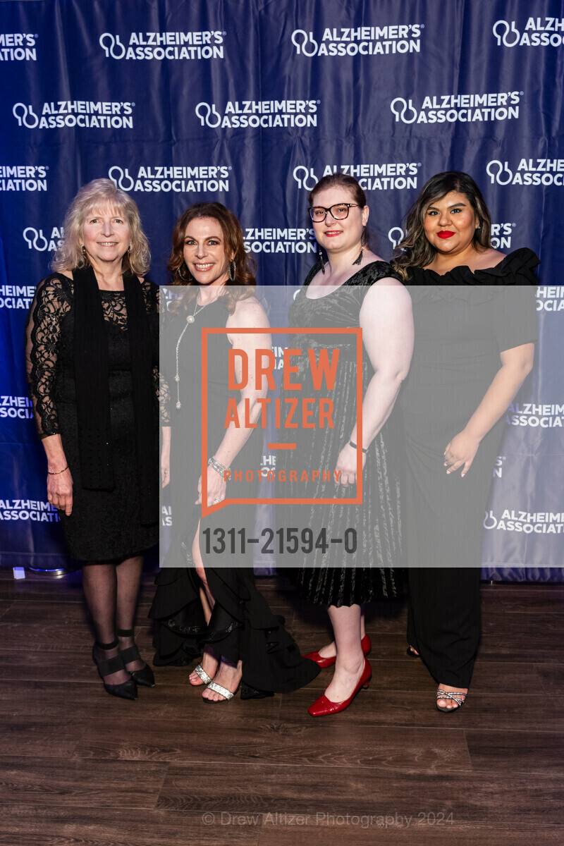 Marsha Berlinski, Mona Boomer, Tonya Carter, Stephanie Smith, The Alzheimer's Association Presents A Bright Night Gala, The GlassHouse SJ. 84 W Santa Clara St, San Jose, CA 95113 US, March 2nd, 2024, Photo #1311-21594-0 Marsha Berlinski, Mona Boomer, Tonya Carter, Stephanie Smith, Photo #1311-21594-0