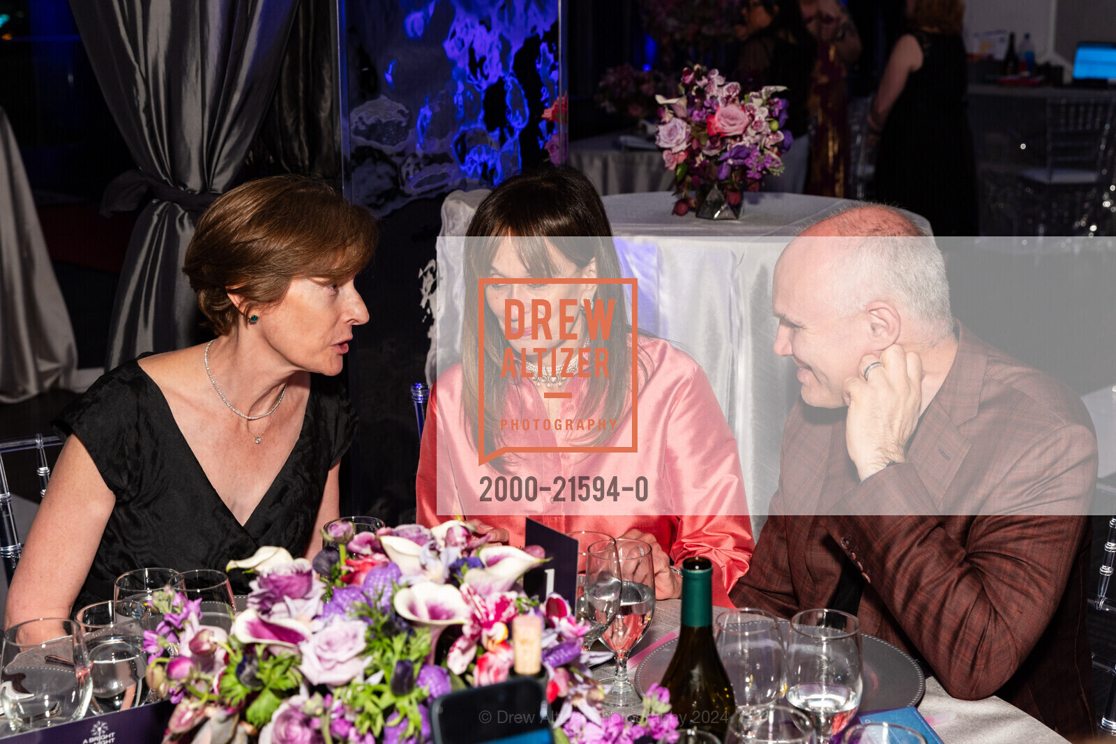 Diane Riccio, Lola Perkins, Drew Perkins, The Alzheimer's Association Presents A Bright Night Gala, The GlassHouse SJ. 84 W Santa Clara St, San Jose, CA 95113 US, March 2nd, 2024, Photo #2000-21594-0 Diane Riccio, Lola Perkins, Drew Perkins, Photo #2000-21594-0