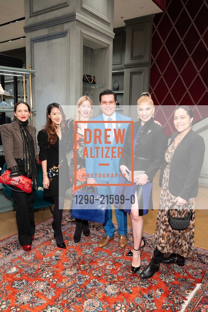Courtney Dallaire, Kwiri Yang, Katelyn Foley, Michael Hormel, Navid Armstrong, Marisa Rodriguez, ODC 2024 Dance Downtown Pre-Gala Party, Gucci. 240 Stockton St, SF, CA 94108 US, March 6th, 2024, Photo #1290-21599-0 Courtney Dallaire, Kwiri Yang, Katelyn Foley, Michael Hormel, Navid Armstrong, Marisa Rodriguez, Photo #1290-21599-0