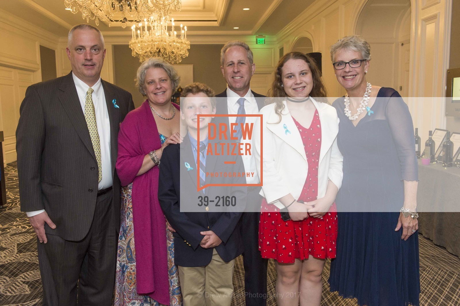 William Ellis, Mary Crown, George Toto, Greg Toto, Katherine Toto, Susan Crown, SFCASA's Fostering Change Gala: Love Grows Here, The Ritz-Carlton, May 5th, 2017, Photo #39-2160 William Ellis, Mary Crown, George Toto, Greg Toto, Katherine Toto, Susan Crown, Photo #39-2160