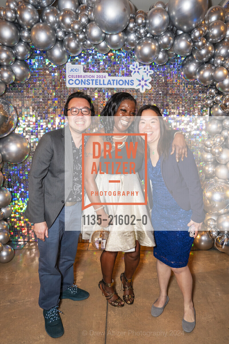 Christopher Lee, Jawanda Johnson, Michelle C. Lee, Jewish Community Center of San Francisco (JCCSF) 2024 Gala, JCCSF. 3200 California St, SF, CA 94118 US, March 7th, 2024, Photo #1135-21602-0 Christopher Lee, Jawanda Johnson, Michelle C. Lee, Photo #1135-21602-0