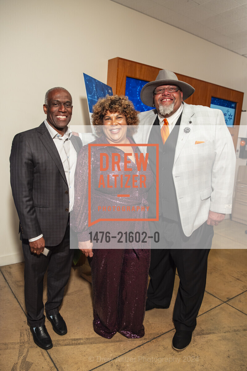 Brian Williamson, Danielle Patton, Reynaldo Thompson, Jewish Community Center of San Francisco (JCCSF) 2024 Gala, JCCSF. 3200 California St, SF, CA 94118 US, March 7th, 2024, Photo #1476-21602-0 Brian Williamson, Danielle Patton, Reynaldo Thompson, Photo #1476-21602-0