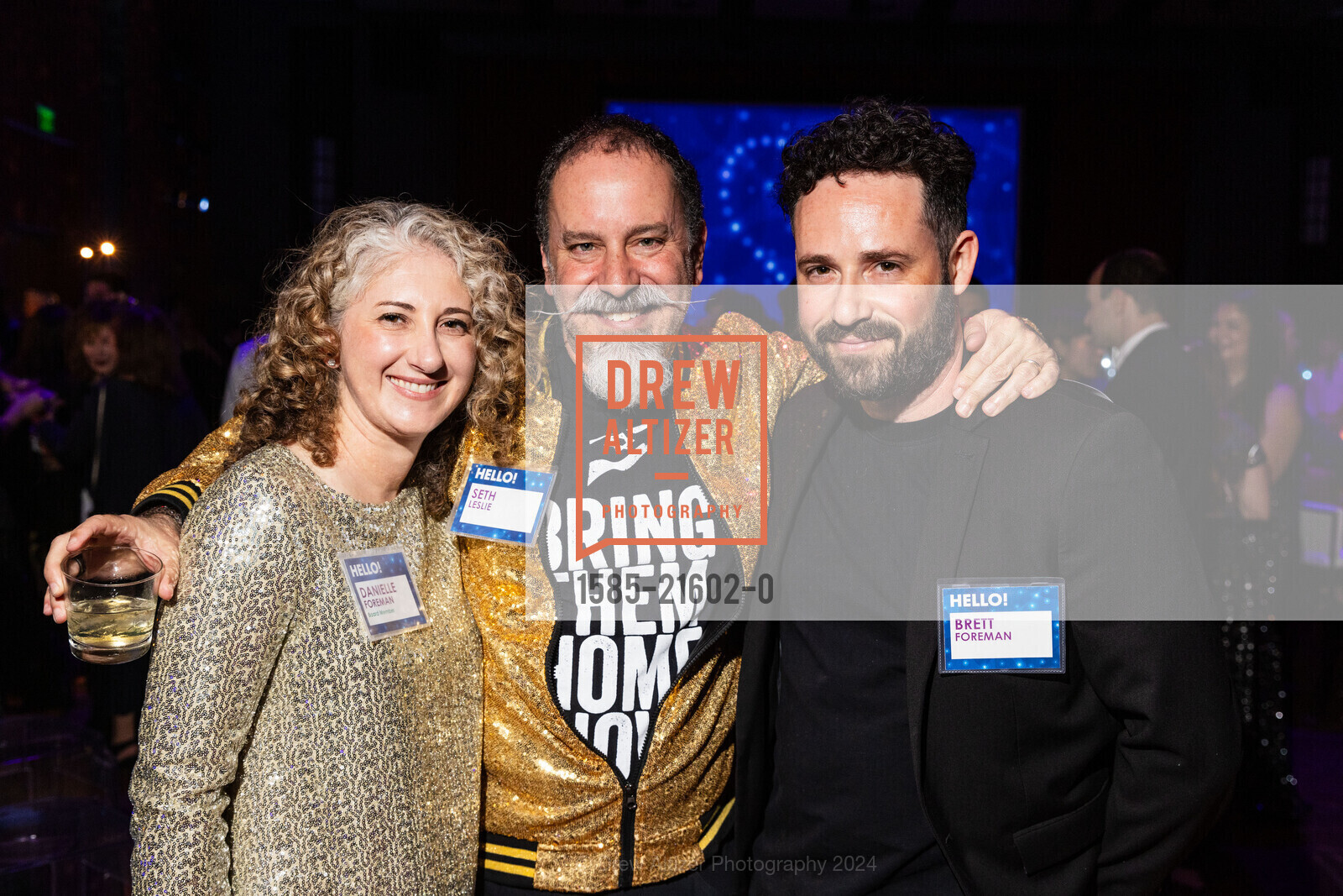 Danielle Former, Seth Leslie, Brett Foreman, Jewish Community Center of San Francisco (JCCSF) 2024 Gala, JCCSF. 3200 California St, SF, CA 94118 US, March 7th, 2024, Photo #1585-21602-0 Danielle Former, Seth Leslie, Brett Foreman, Photo #1585-21602-0