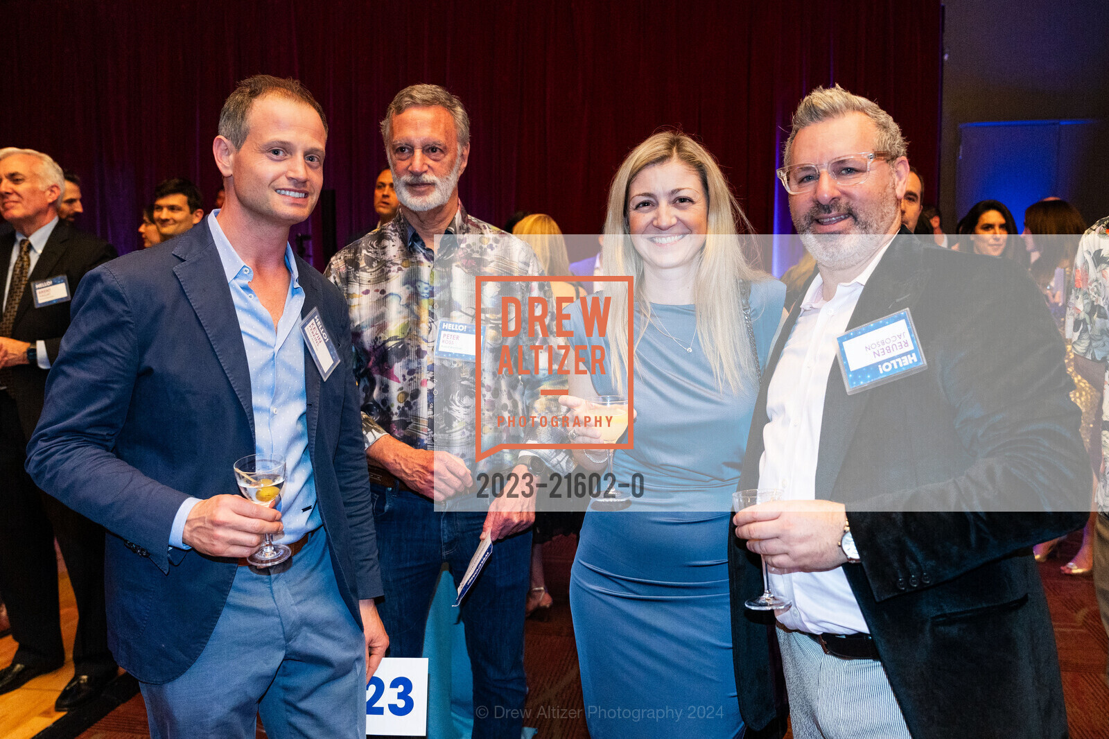 Kevin Perkins, Peter Ross, Natalie Perkins, Reuben Jacobson, Jewish Community Center of San Francisco (JCCSF) 2024 Gala, JCCSF. 3200 California St, SF, CA 94118 US, March 7th, 2024, Photo #2023-21602-0 Kevin Perkins, Peter Ross, Natalie Perkins, Reuben Jacobson, Photo #2023-21602-0