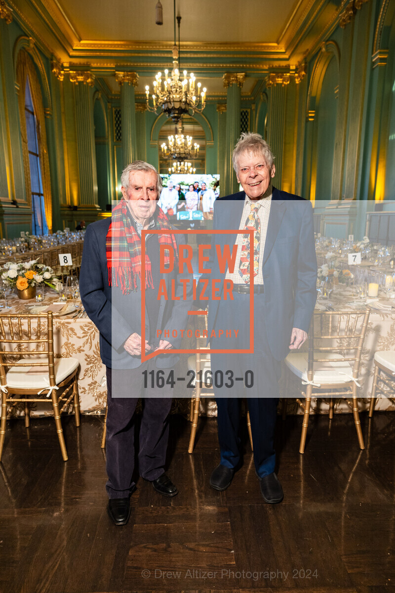 John Mallen, Gordon P. Getty, Angel of The Arts presented by Festival Napa Valley honoring Gordon Getty, War Memorial Opera House- Green Room. 301 Van Ness Ave, SF, CA 94102 US, March 7th, 2024, Photo #1164-21603-0 John Mallen, Gordon P. Getty, Photo #1164-21603-0