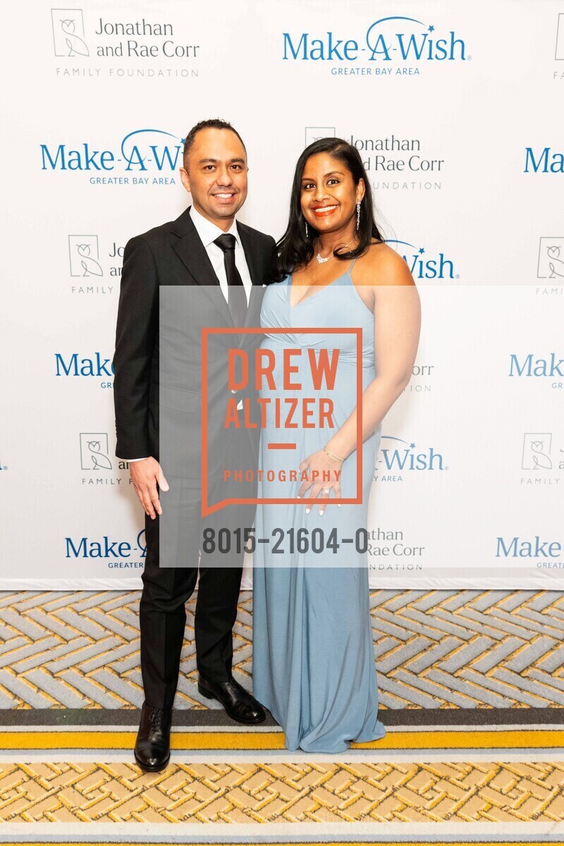 Chris Beasley, Gayathri Manja, Greater Bay Area Make-A-Wish Foundation celebrates EVENING OF WISHES: BIRTHDAY BASH 2024, Fairmont San Francisco. 950 Mason St, SF, CA 94108 US, March 7th, 2024, Photo #8015-21604-0 Chris Beasley, Gayathri Manja, Photo #8015-21604-0