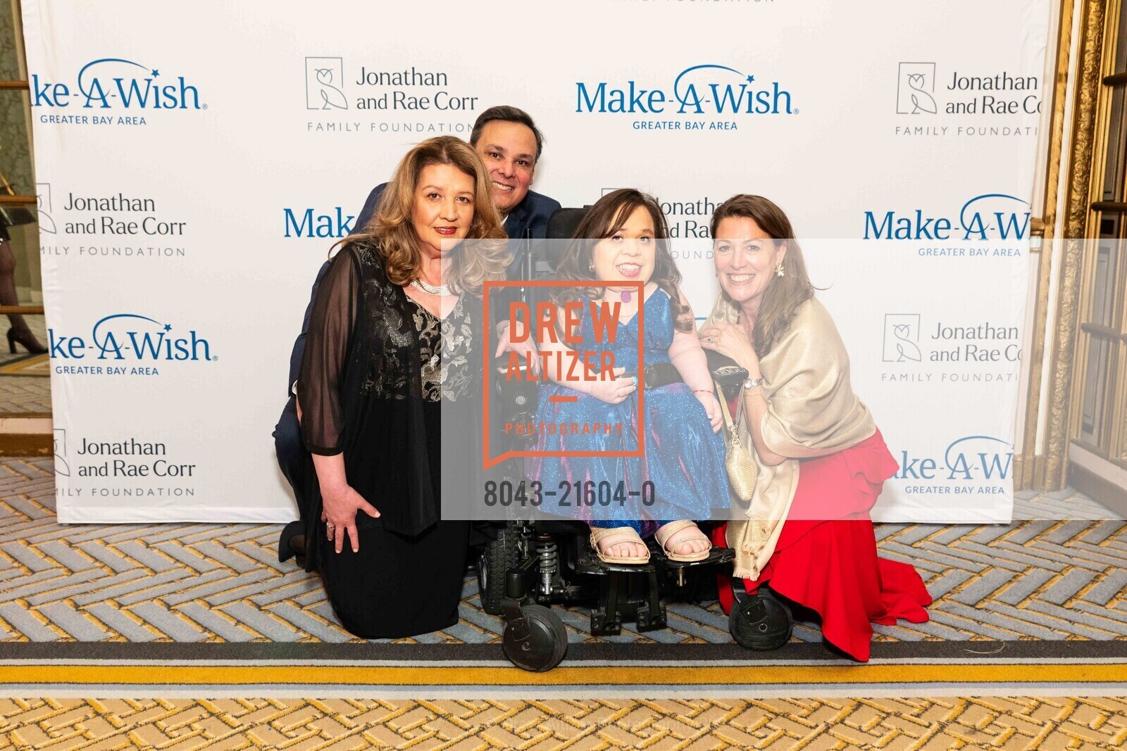 Karla Bueso, Alberto Bueso, Isabel Bueso, Betsy Biern, Greater Bay Area Make-A-Wish Foundation celebrates EVENING OF WISHES: BIRTHDAY BASH 2024, Fairmont San Francisco. 950 Mason St, SF, CA 94108 US, March 7th, 2024, Photo #8043-21604-0 Karla Bueso, Alberto Bueso, Isabel Bueso, Betsy Biern, Photo #8043-21604-0
