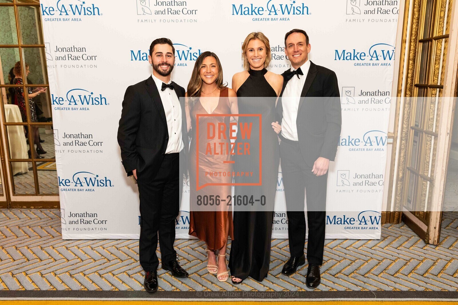 James Iroz, Taryn Harris, Madison Dutra, Nick Sarro, Greater Bay Area Make-A-Wish Foundation celebrates EVENING OF WISHES: BIRTHDAY BASH 2024, Fairmont San Francisco. 950 Mason St, SF, CA 94108 US, March 7th, 2024, Photo #8056-21604-0 James Iroz, Taryn Harris, Madison Dutra, Nick Sarro, Photo #8056-21604-0