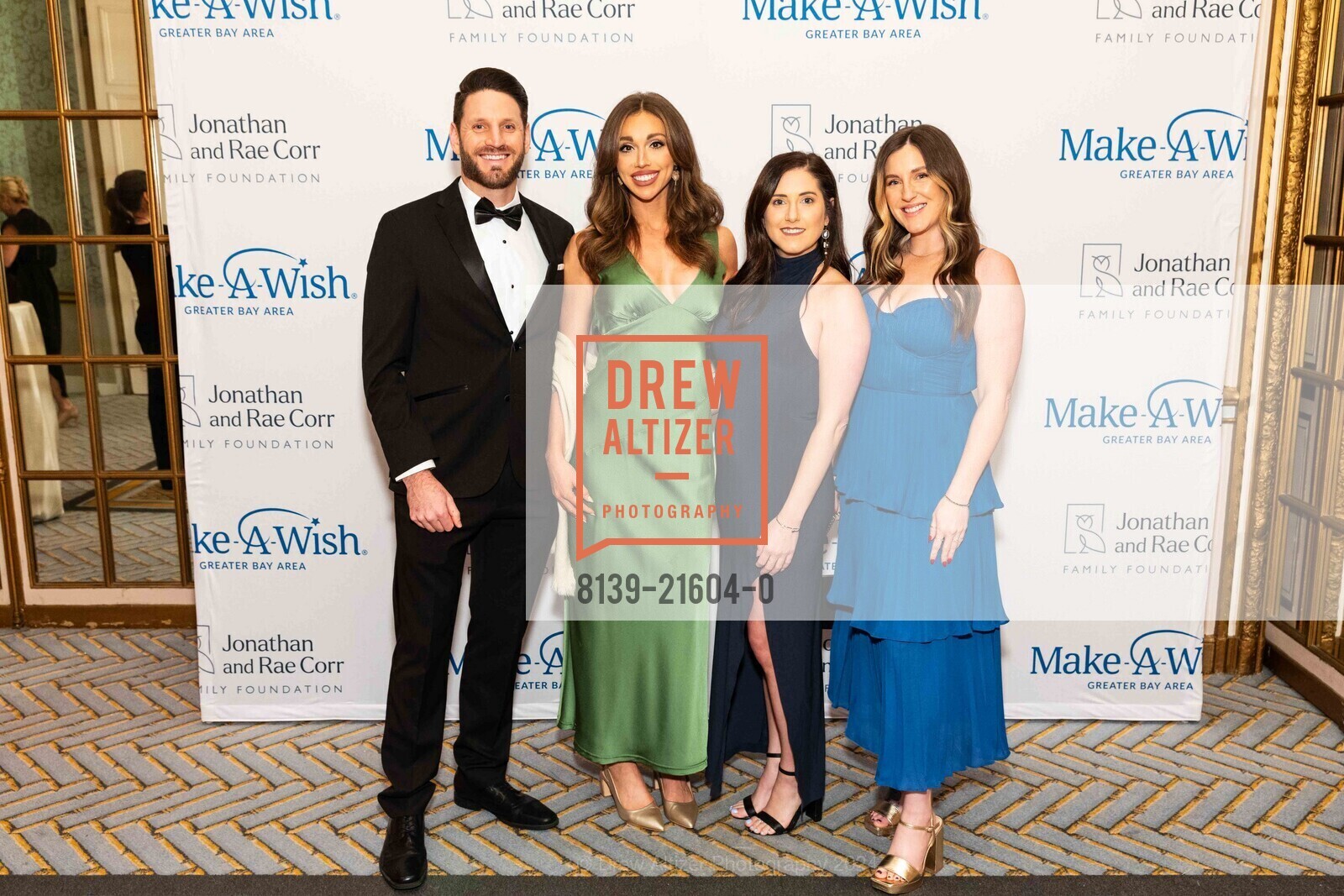 Mark Valley, Taylor Sanders, Alana Levy, Kayla Linscomb, Greater Bay Area Make-A-Wish Foundation celebrates EVENING OF WISHES: BIRTHDAY BASH 2024, Fairmont San Francisco. 950 Mason St, SF, CA 94108 US, March 7th, 2024, Photo #8139-21604-0 Mark Valley, Taylor Sanders, Alana Levy, Kayla Linscomb, Photo #8139-21604-0