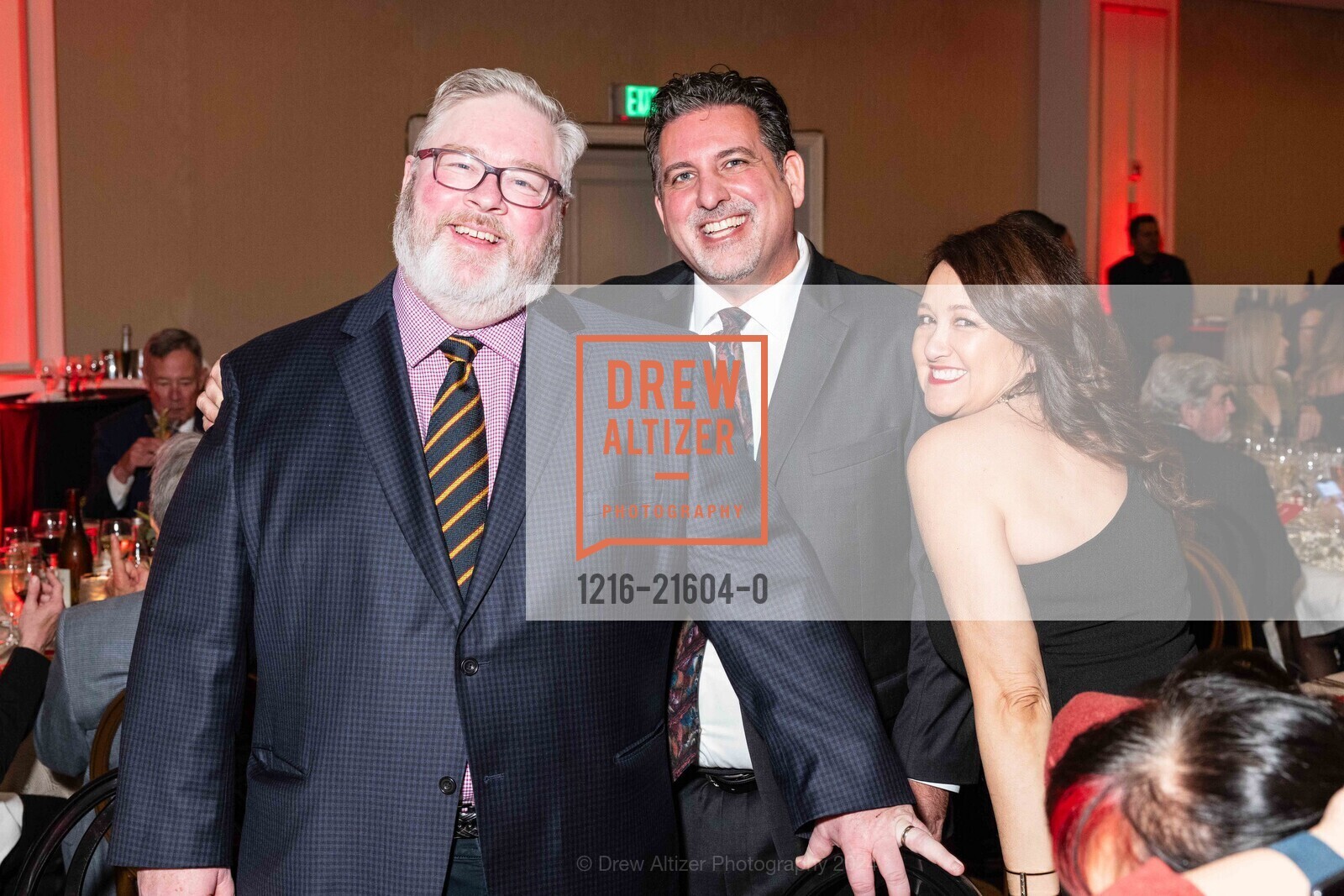 Chris Durie, Jeff Whittaker, Monica Benard, Greater Bay Area Make-A-Wish Foundation celebrates EVENING OF WISHES: BIRTHDAY BASH 2024, Fairmont San Francisco. 950 Mason St, SF, CA 94108 US, March 7th, 2024, Photo #1216-21604-0 Chris Durie, Jeff Whittaker, Monica Benard, Photo #1216-21604-0