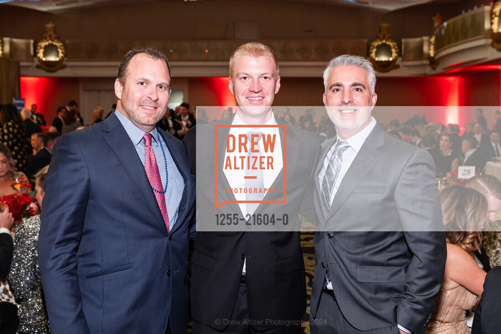 David Feinberg, Charles Halladay, Ash Baraghoush, Greater Bay Area Make-A-Wish Foundation celebrates EVENING OF WISHES: BIRTHDAY BASH 2024, Fairmont San Francisco. 950 Mason St, SF, CA 94108 US, March 7th, 2024, Photo #1255-21604-0 David Feinberg, Charles Halladay, Ash Baraghoush, Photo #1255-21604-0
