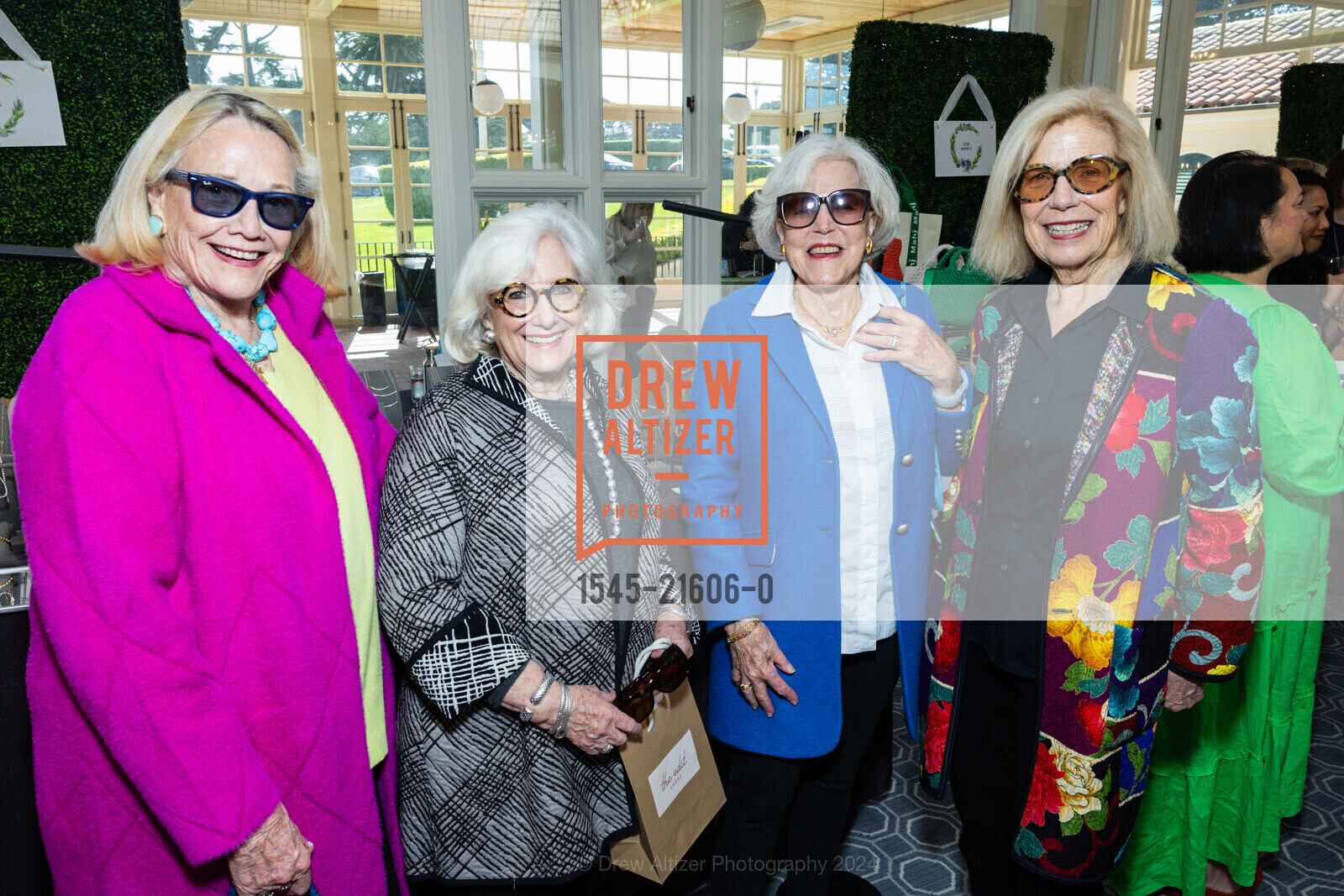 Cia Townsend, Cynthia Molstad, Jeffrey Roos, Sheila Larsen, Edgewood Fair 2024, The Olympic Club. 599 CA-35, SF, CA 94132 US, March 8th, 2024, Photo #1545-21606-0 Cia Townsend, Cynthia Molstad, Jeffrey Roos, Sheila Larsen, Photo #1545-21606-0